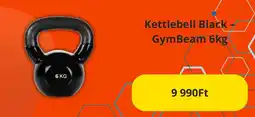 GymBeam GymBeam Kettlebell Black ajánlat