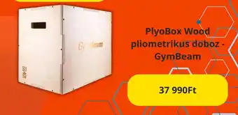 GymBeam GymBeam Plyo Box Wood pliometrikus doboz ajánlat