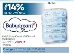 Rossmann Babydream ajánlat