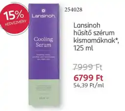 Rossmann Lansinoh hűsítő szérum kismamáknak ajánlat