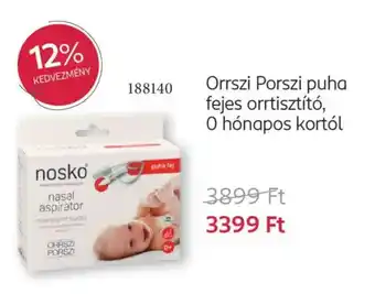 Rossmann Orrszi Porszi puha fejes orrtisztító, O hónapos ajánlat