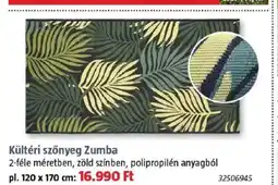 Bauhaus Kültéri szőnyeg Zumba ajánlat