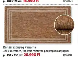 Bauhaus Kültéri szőnyeg Panama ajánlat