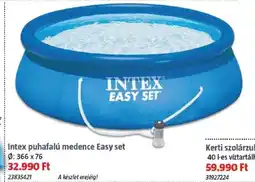 Bauhaus Intex puhafalú medence Easy set ajánlat