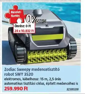 Bauhaus Zodiac Sweepy medencetisztító robot SWY ajánlat