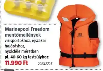 Bauhaus Marinepool Freedom mentőmellények ajánlat