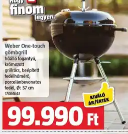 Bauhaus Weber One-touch gömbgrill ajánlat