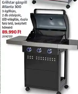 Bauhaus Grillstar gázgrill Atlanta 300 ajánlat
