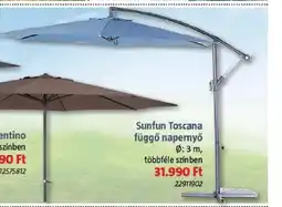 Bauhaus Sunfun Toscana függő napernyő ajánlat