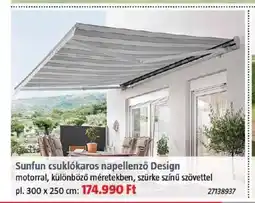 Bauhaus Sunfun csuklókaros napellenző Design ajánlat
