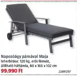 Bauhaus Napozóágy párnával Maja ajánlat