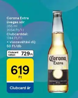 Tesco Corona Extra üveges sör ajánlat