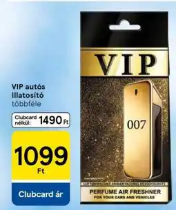 Tesco VIP autós illatosító ajánlat