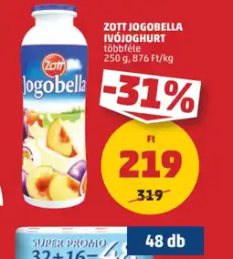 PENNY Zott Jogobella Ivjoghurt ajánlat