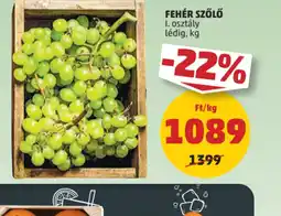 PENNY Fehér szőlő ajánlat