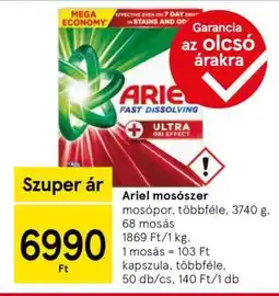 Tesco ARIEL Mosószer ajánlat