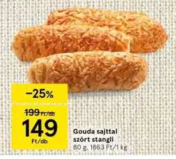 Tesco Gouda sajttal szórt stangli ajánlat