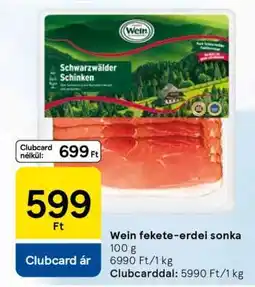 Tesco Wein fekete-erdei sonka ajánlat