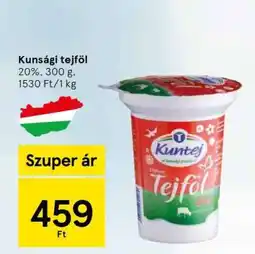 Tesco Kunsági tejföl ajánlat
