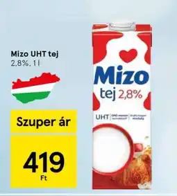 Tesco Mizo UHT tej ajánlat
