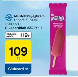 Tesco Ms Molly's jégkrém ajánlat
