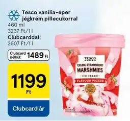 Tesco Tesco vanília-eper jégkrém pillecukorral ajánlat