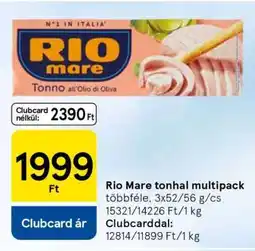 Tesco RIO MARE Tonhal Multipack ajánlat