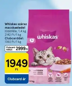 Tesco Whiskas száraz macskaeledel ajánlat