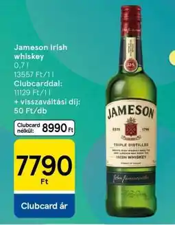 Tesco JAMESON Irish Whiskey ajánlat