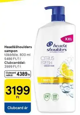 Tesco HEAD & SHOULDERS Sampon ajánlat