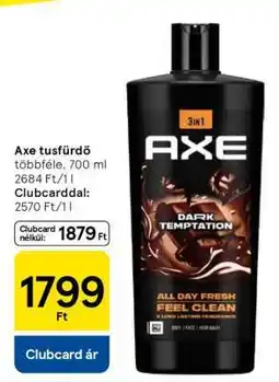 Tesco Axe tusfürdő többféle, 700 ml ajánlat