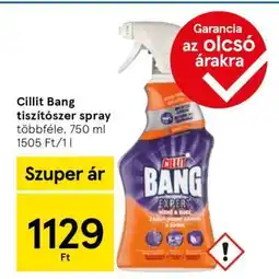 Tesco Cillit Bang tisztítószer-spray ajánlat
