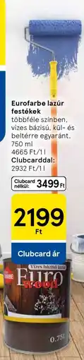 Tesco Eurofarbe lazúr festékek ajánlat