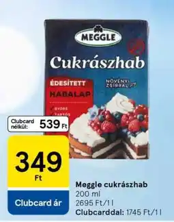 Tesco Meggle cukrászhab ajánlat