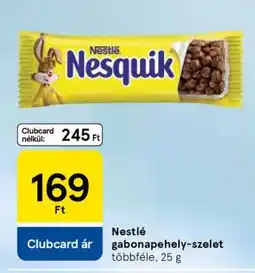 Tesco Nestlé Nesquik gabonapehely-szelet ajánlat