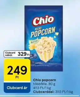 Tesco Chio popcorn ajánlat