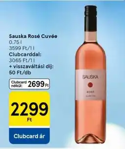 Tesco Sauska Rosé Cuvée ajánlat