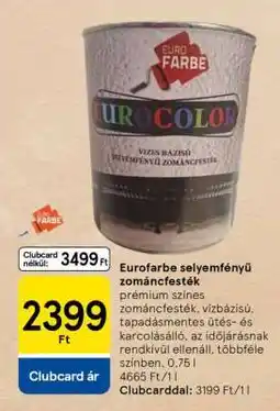 Tesco Eurofarbe selyemfényű zománcfesték ajánlat