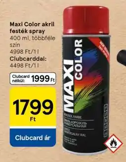 Tesco Maxi Color akril festék spray ajánlat