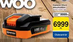 Tesco Daewoo lítium akkumulátor 2000 mAh 18V ajánlat