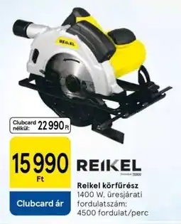 Tesco Reikel körfűrész ajánlat