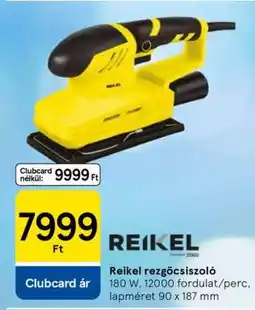 Tesco Reikel rezgőcsiszoló ajánlat