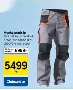 Tesco Munkásnadrág ajánlat