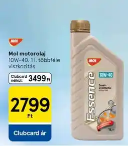 Tesco MOL motorolaj ajánlat