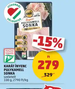 PENNY Karát Ínyenc Pulykamell Sonka ajánlat