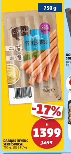 PENNY Dárdás Ínyenc Sertésvirsl ajánlat