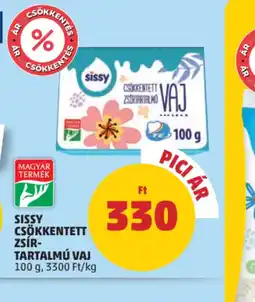 PENNY Sissy Csökkentett Zsírtartalmú Vaj ajánlat
