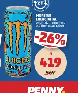 PENNY Monster Energiaital ajánlat