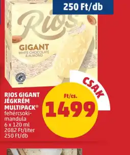 PENNY Rios Gigant Jégkrém Multipack ajánlat