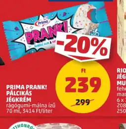 PENNY Prima Prank! Pálcikás Jégkrém ajánlat